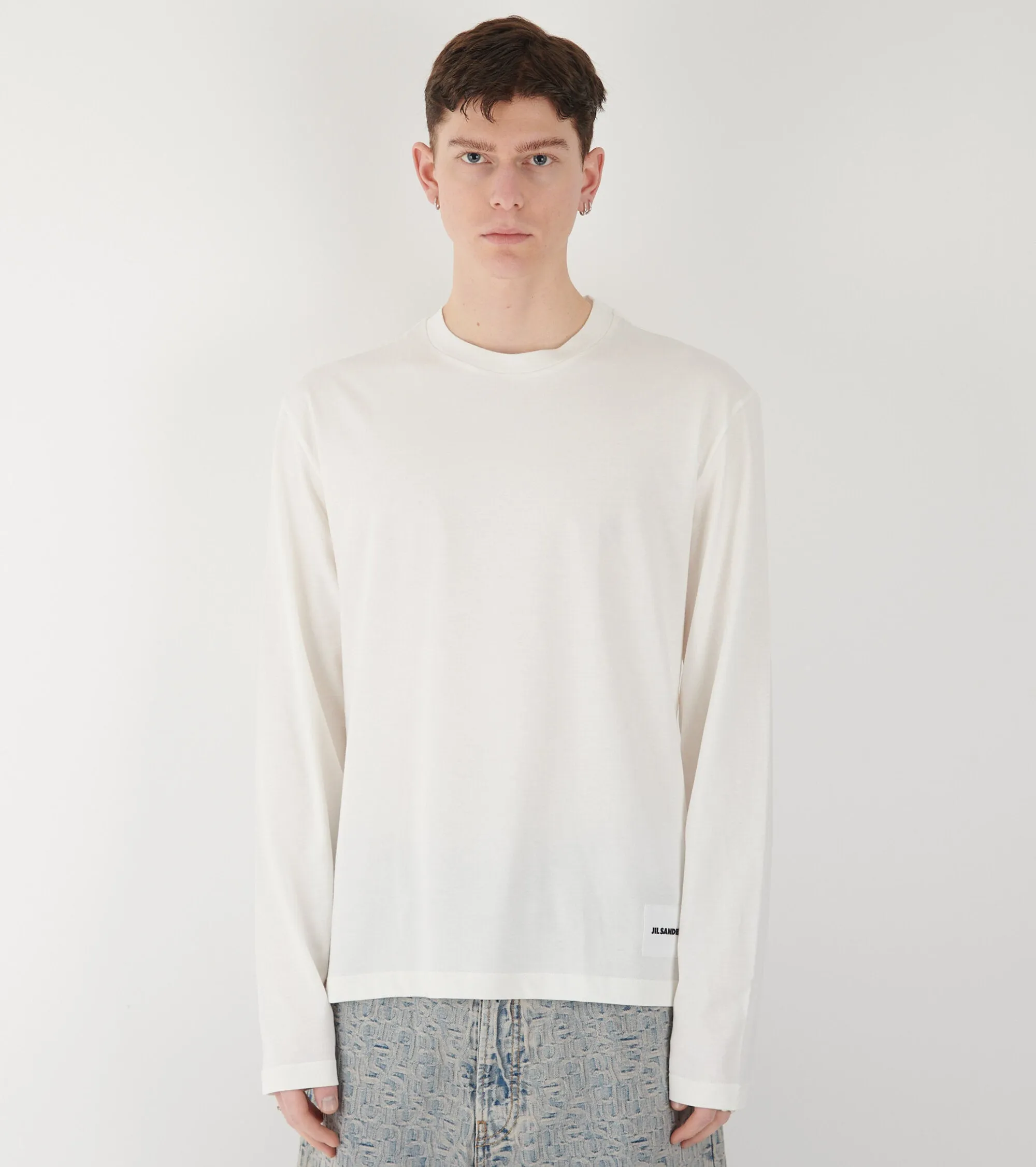 3-Pack L/S T-shirt Set Black/White/Navy