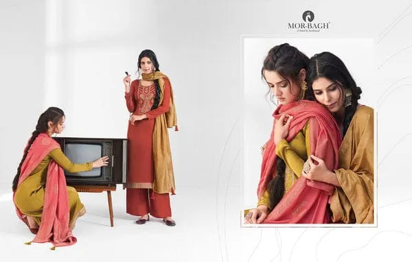 AASHIRWAD MOR BAGH SANGEET 8370-8375 SALWAR SUIT