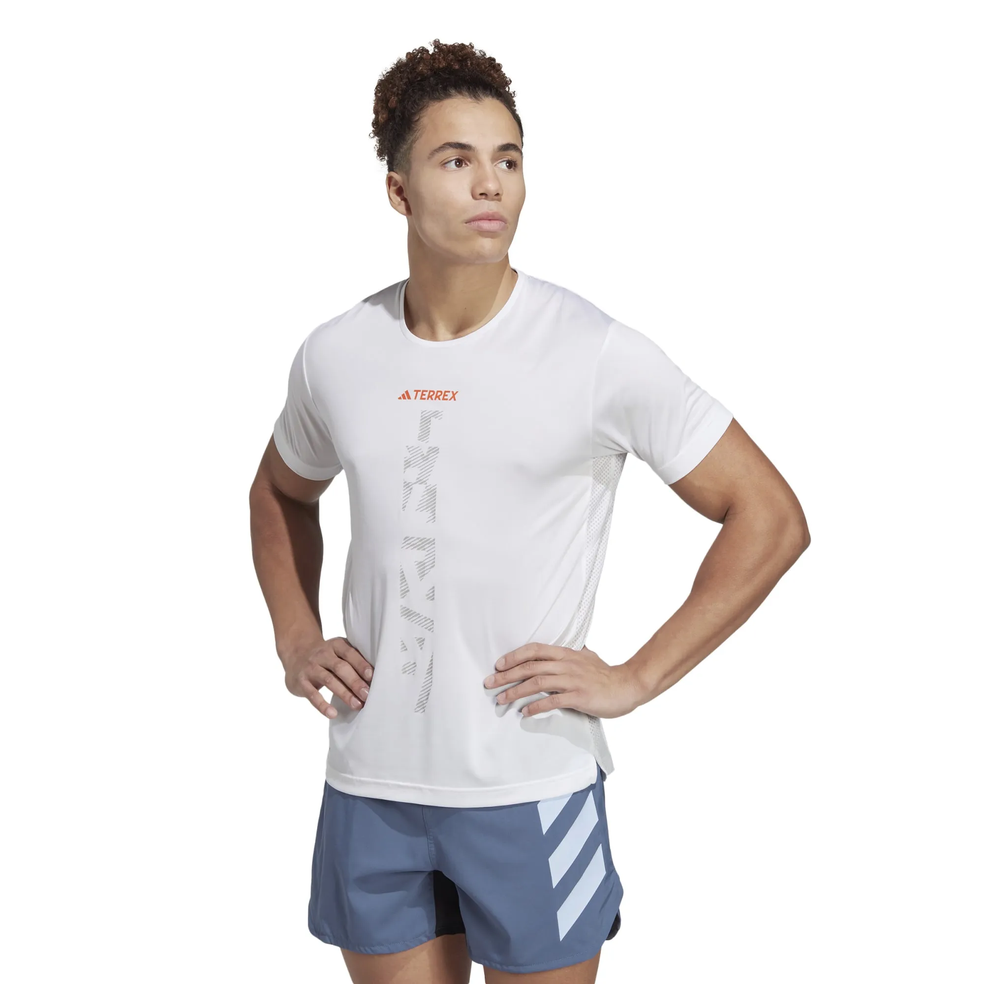 Adidas Men&#x27;s Terrex Agravic Trail Running T-Shirt White | Buy Adidas Men&#x27;s Terrex Agravic Trail Running T-Shirt White here | Outnorth
