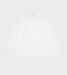 Back Logo Longsleeve White