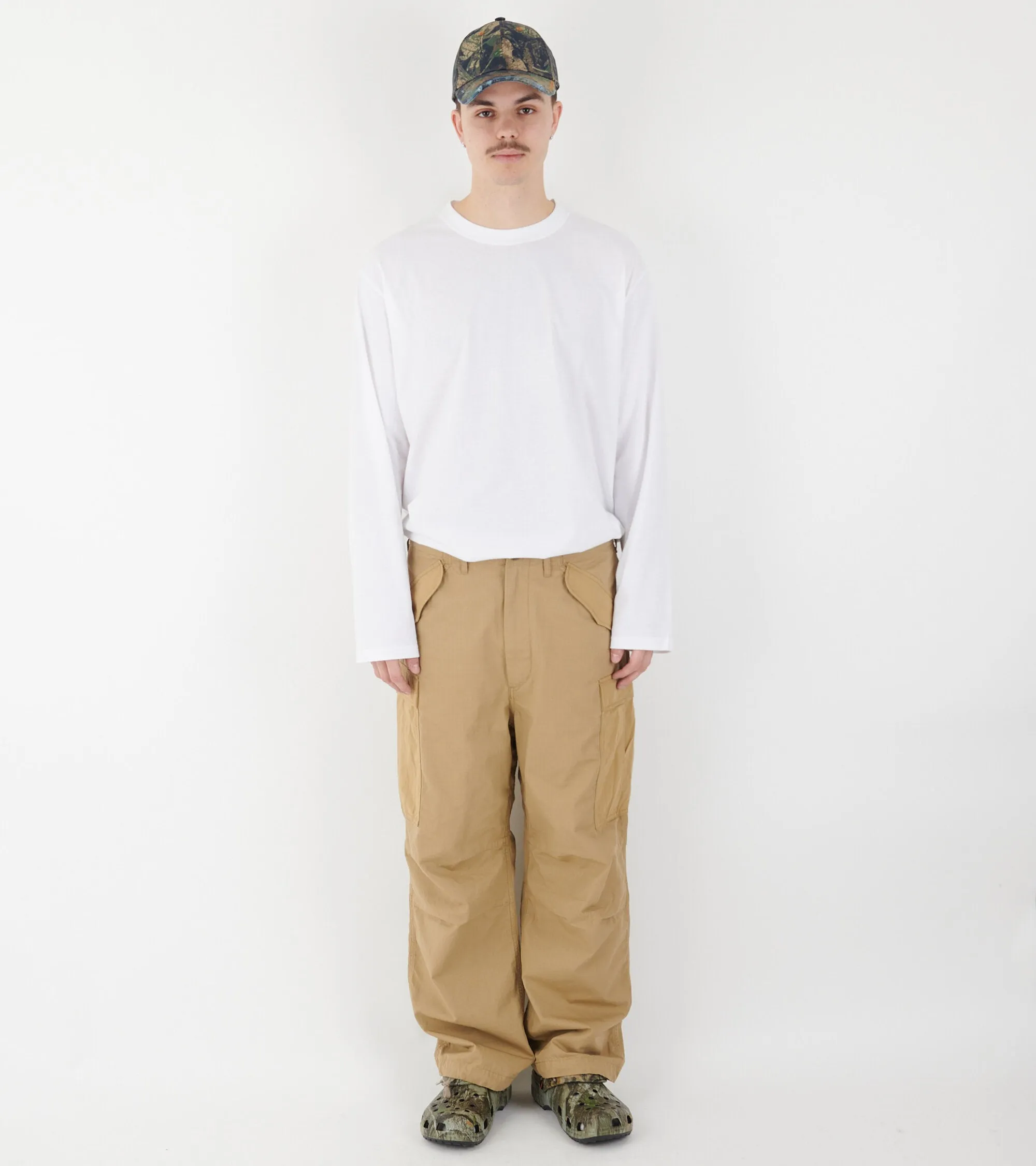 Back Logo Longsleeve White