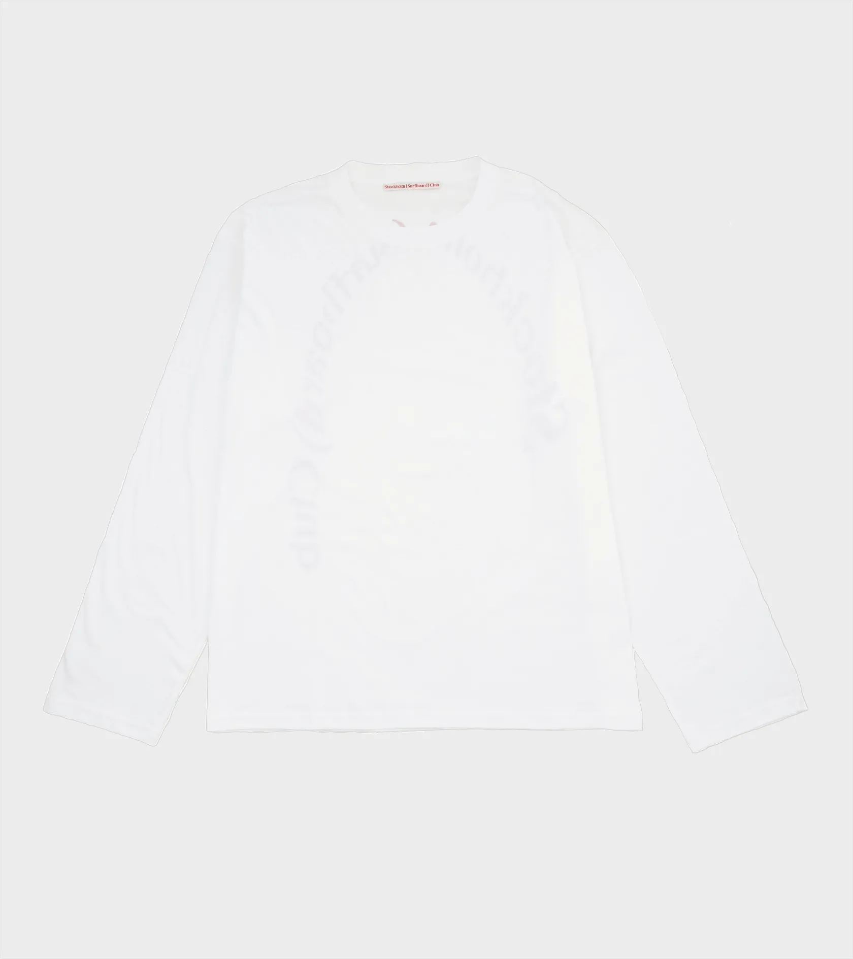 Back Logo Longsleeve White