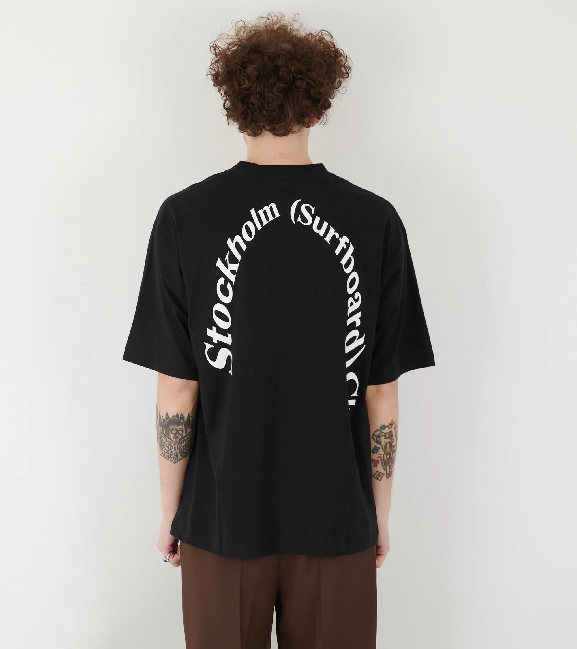 Back Logo T-shirt Black