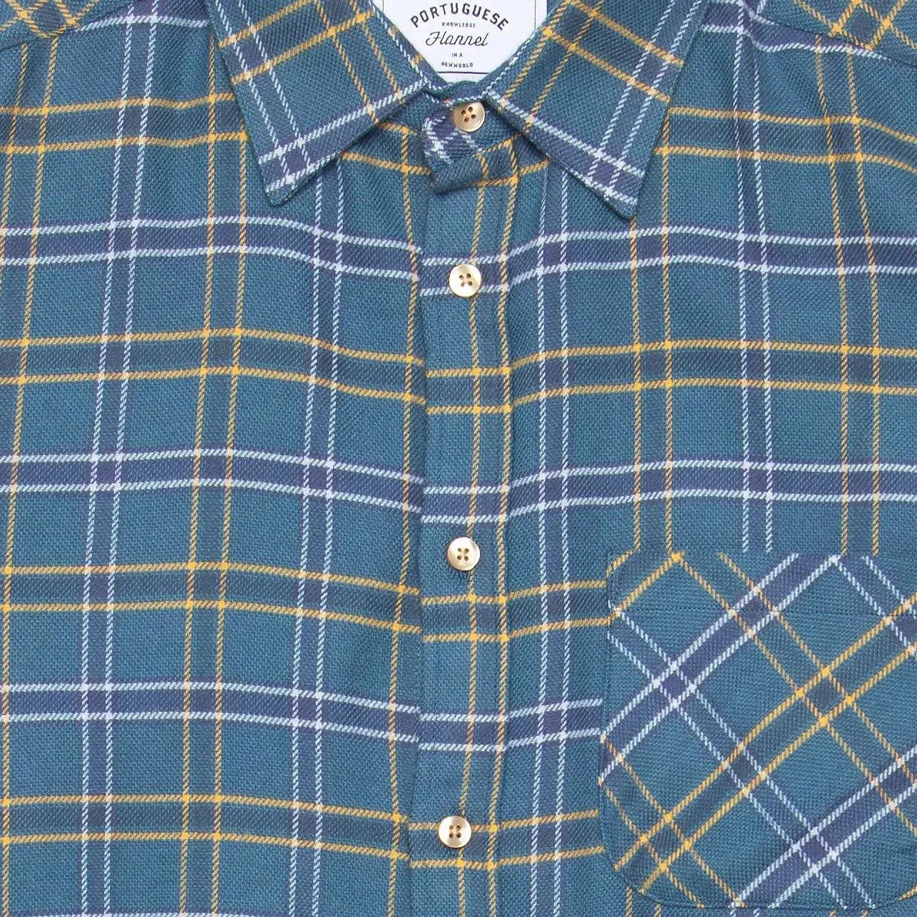 Blue Water Flannel Shirt - Blue Check