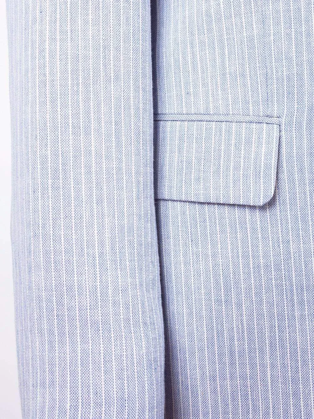 Captain Blue Linen Suit