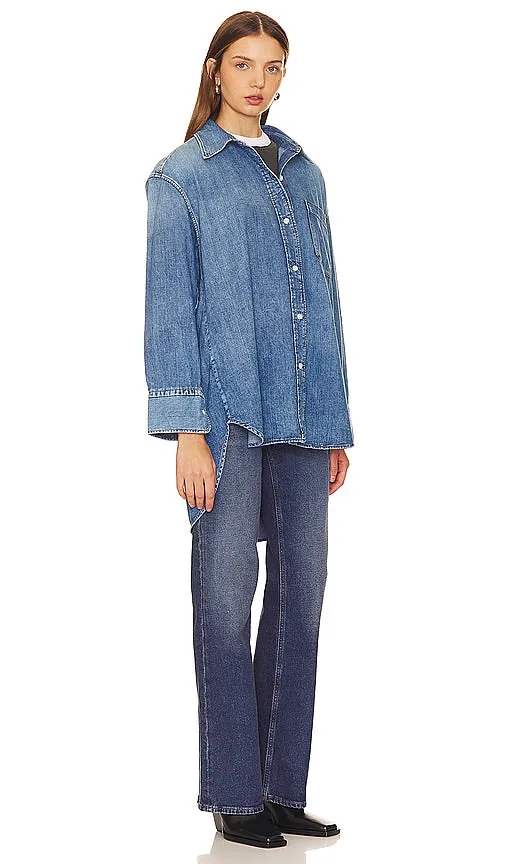 Citizens of Humanity Cocoon Shirt in Blue