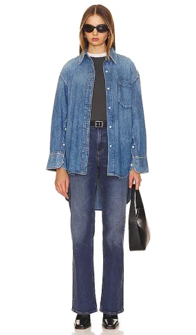 Citizens of Humanity Cocoon Shirt in Blue