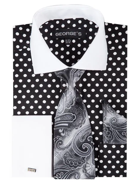 Fortino Landi AH613-BK  Mens Shirt