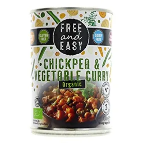Free and Easy Organic Chickpea and Vegetable Curry 400g