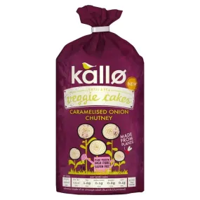 Kallo Caramelised Onion Chutney Veggie Cakes 122g