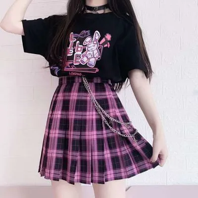 Kawaii Cute Bunny Print T-Shirt