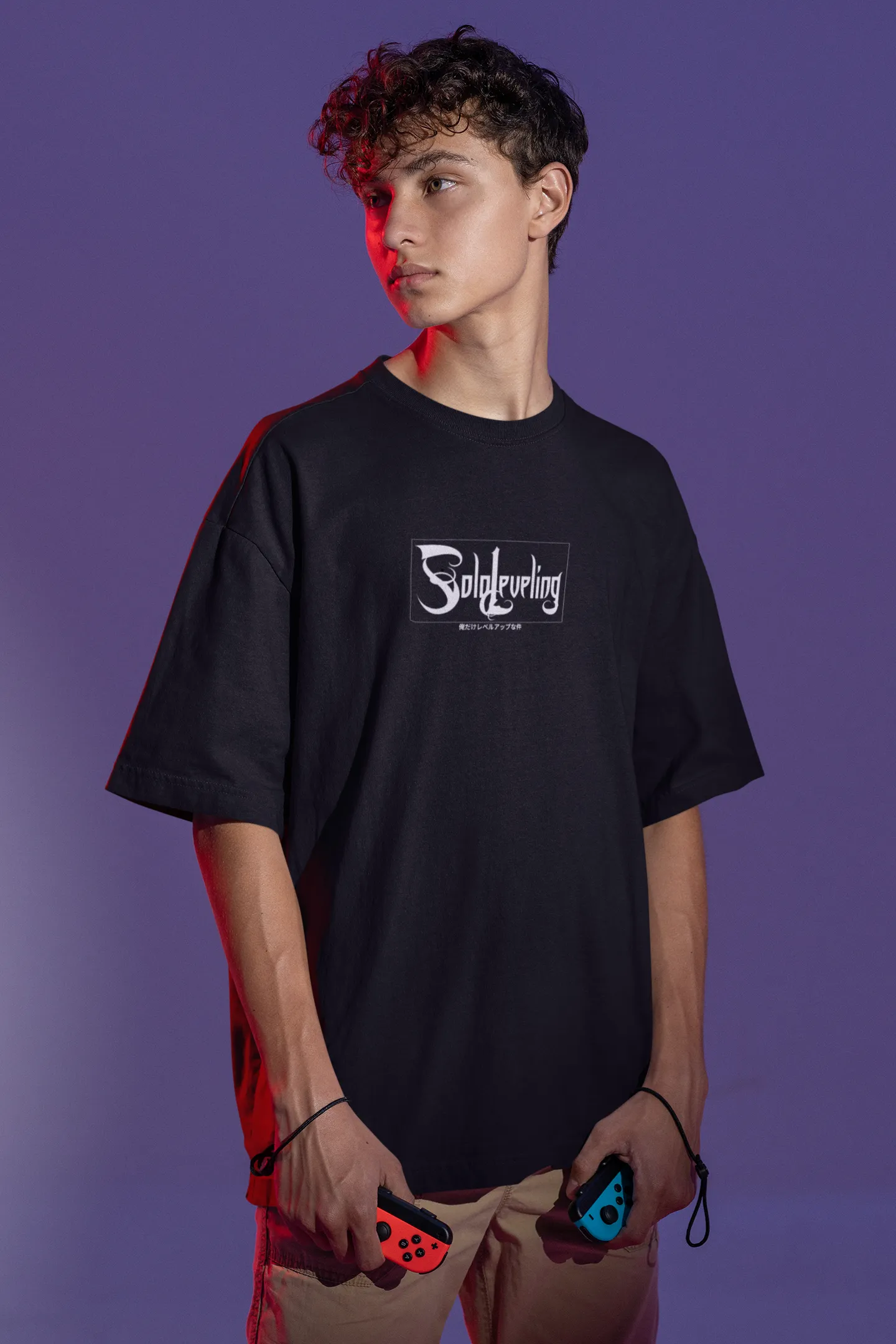 Level Up / Solo Leveling / Unisex Oversize T-shirt