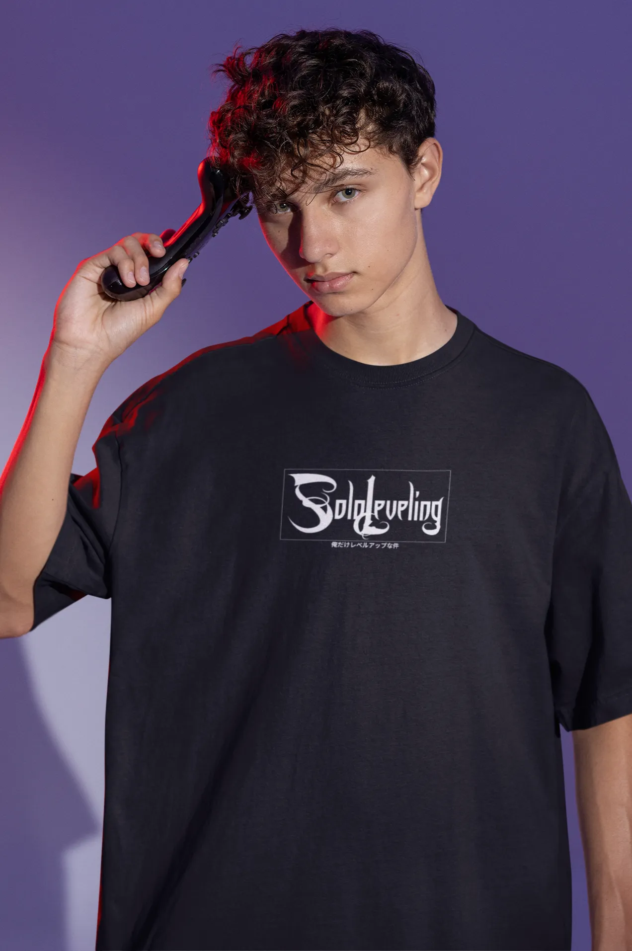 Level Up / Solo Leveling / Unisex Oversize T-shirt