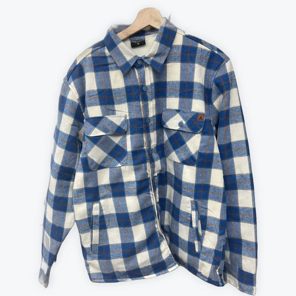 MIDTOWN SCOTT CREEK SHERPA FLANNEL - TWILIGHT