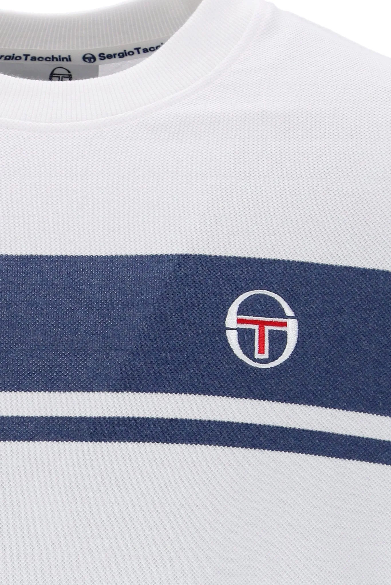 Sergio Tacchini Denim Masters T-Shirt Stm12156-000 White