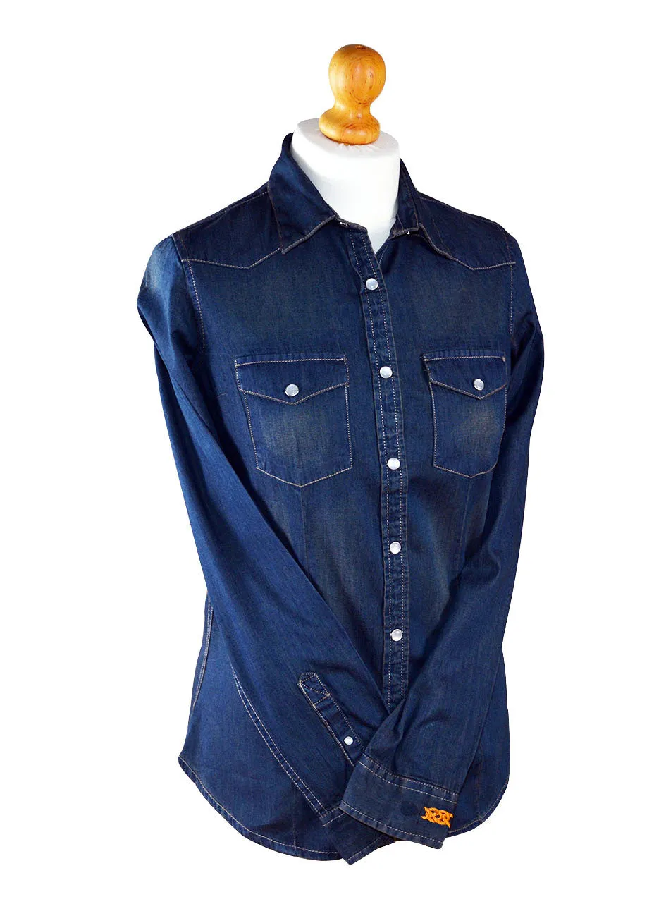 Southern Marine's Women's Lightweight Denim Shirt - The Hazel Dawn     ON SALE