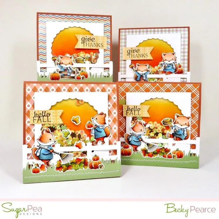 SUGAR PEA DESIGNS:  Fall Fox | Sugar Cut (S)