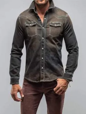 Teleria Zed Roper Western Snap Shirt in Desert