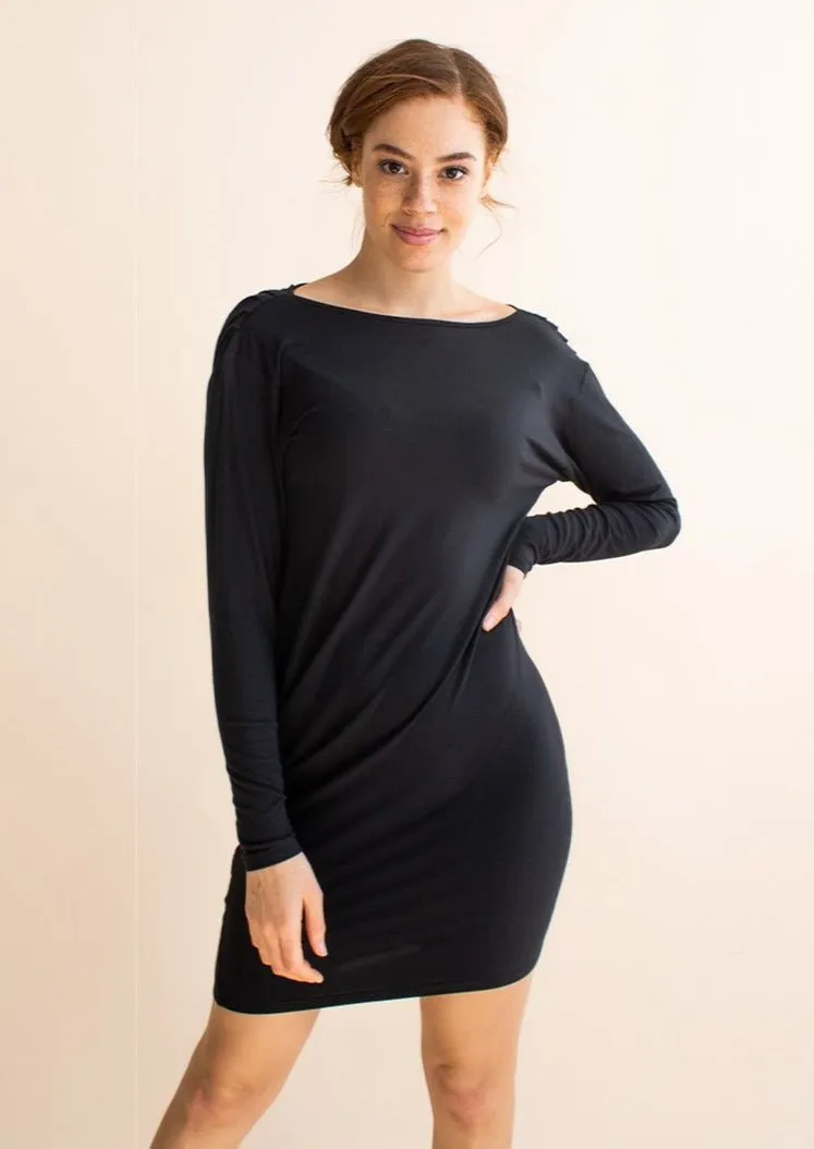 The Revolve Dress / Top in Black - Final Sale
