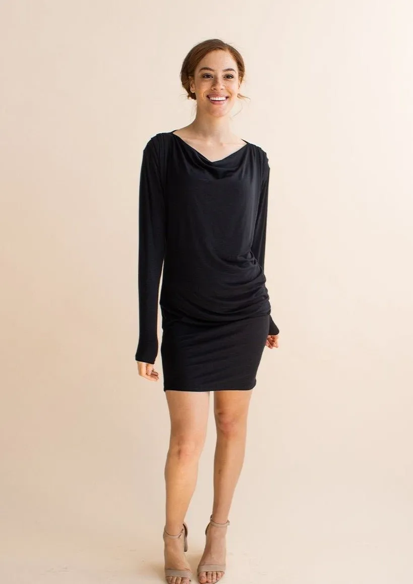 The Revolve Dress / Top in Black - Final Sale
