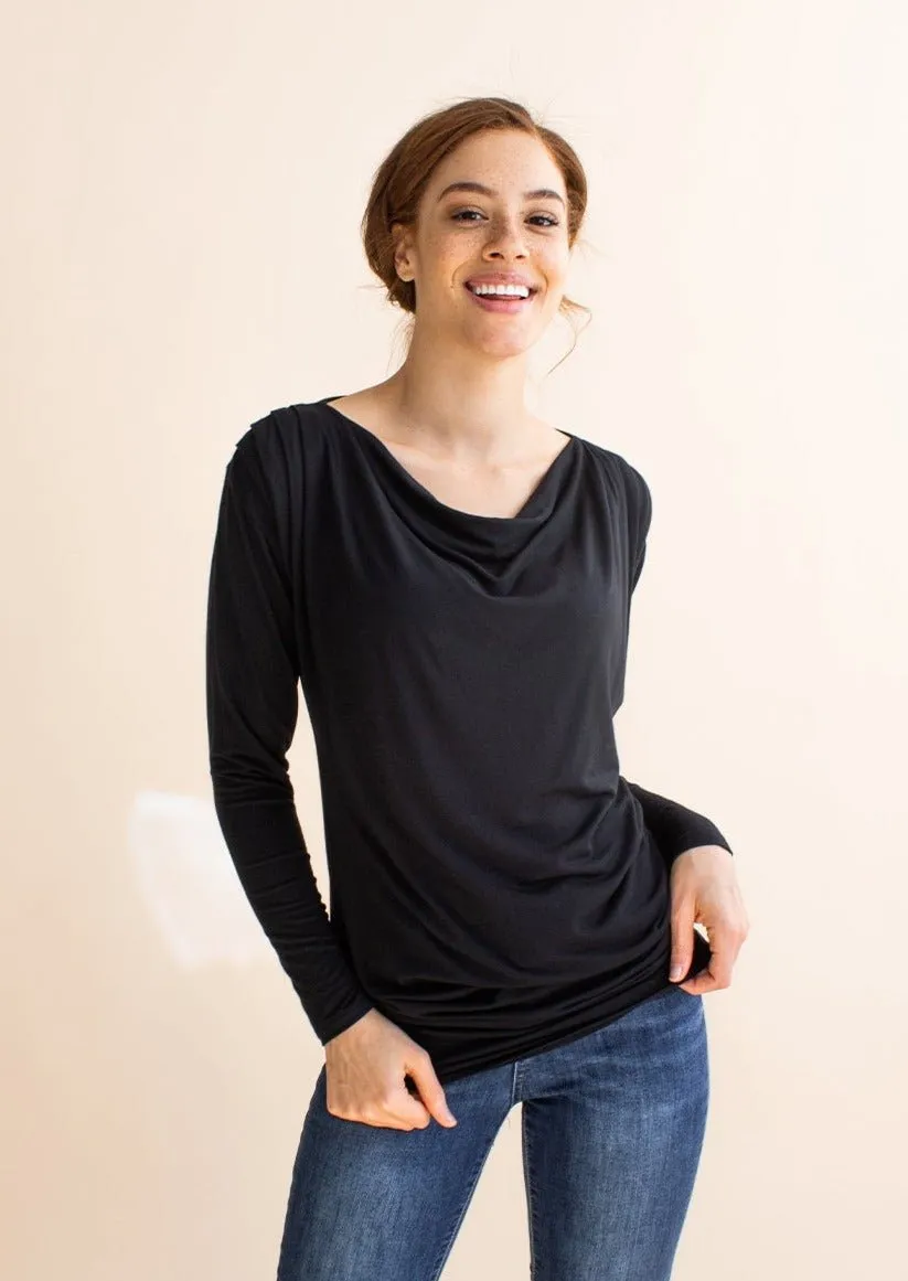The Revolve Dress / Top in Black - Final Sale