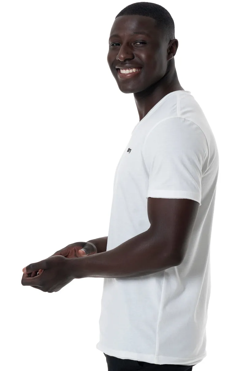 V-Neck T-Shirt _ 146855 _ Off White