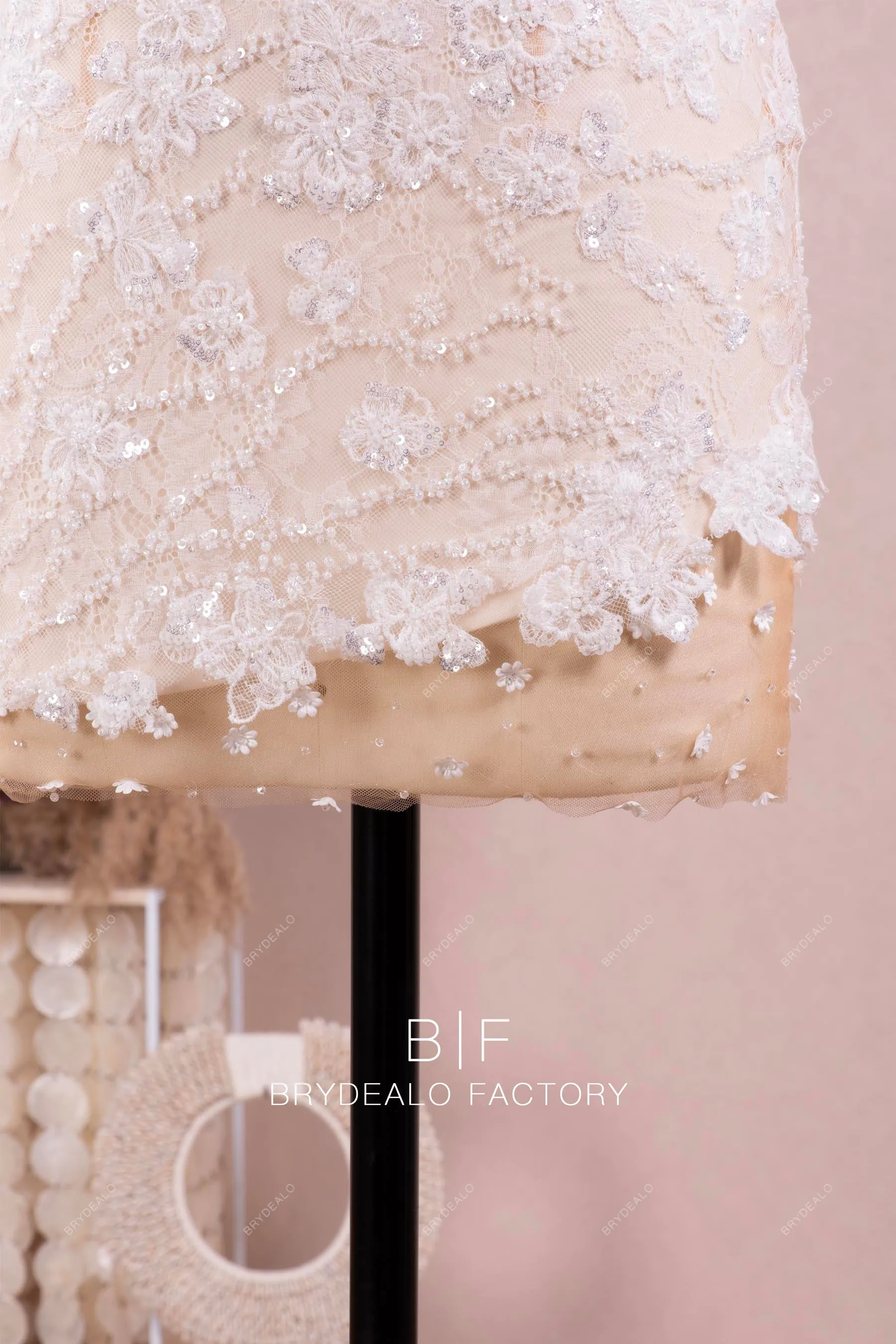 Vinatge Corset Lace Sleeveless Short Wedding After-Party Dresses