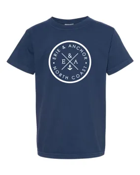 Youth North Coast Short Sleeve- Navy